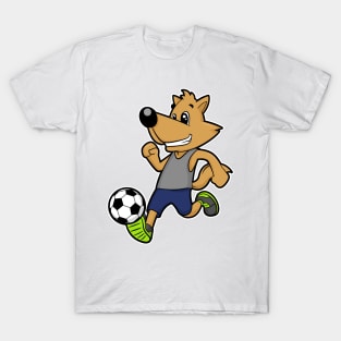 Dog as Soccer player at Soccer T-Shirt